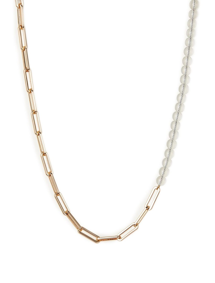 Clearance Lyra Chain Necklace In Gold Statement