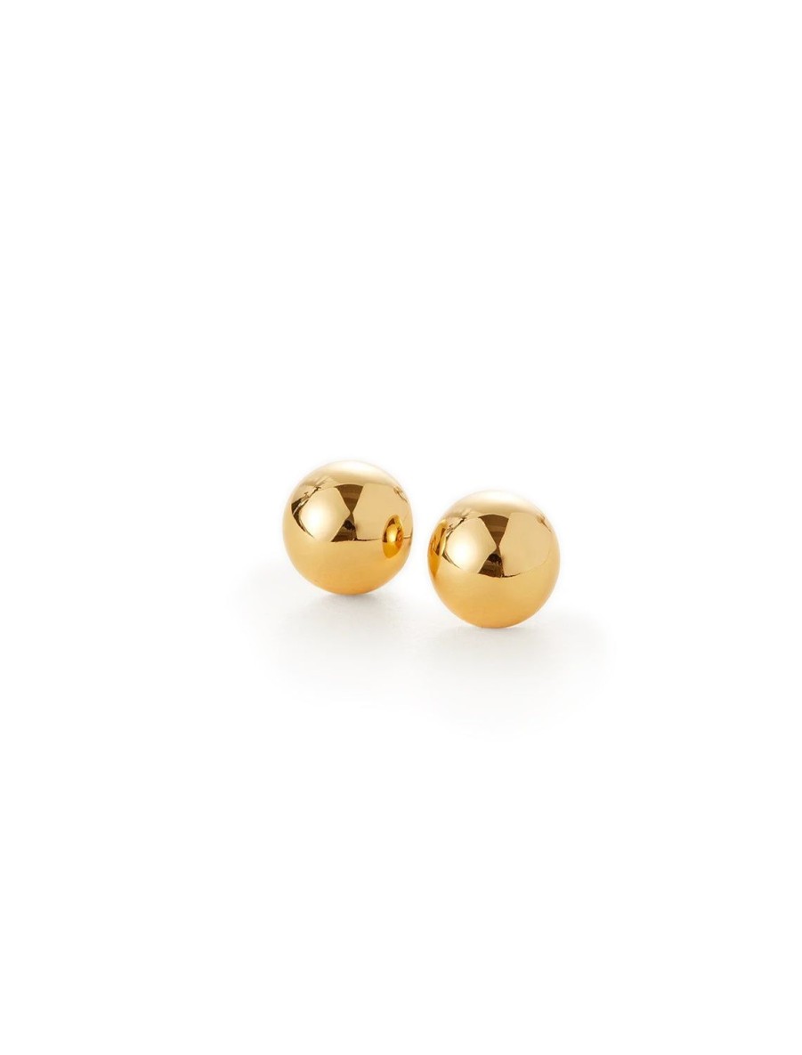 Hot Aurora Studs In Gold Studs