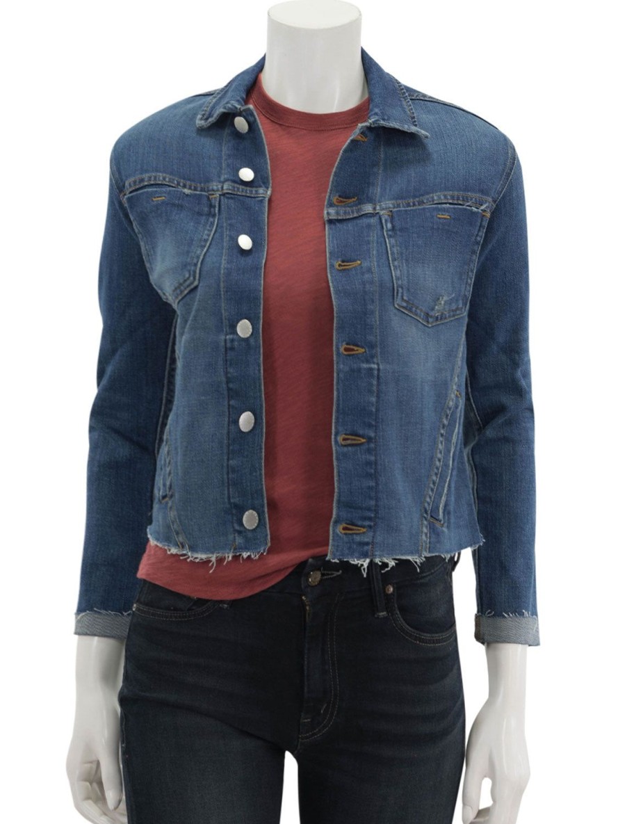 Online Janelle Slim Raw Jacket In Authentique Jackets