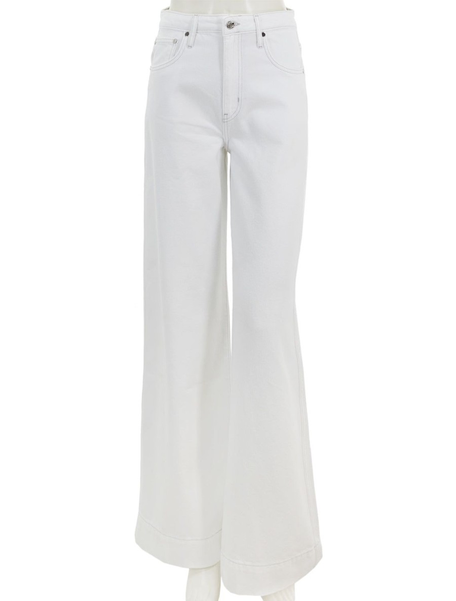 Best Coralie High Rise Wide Leg In White Pants