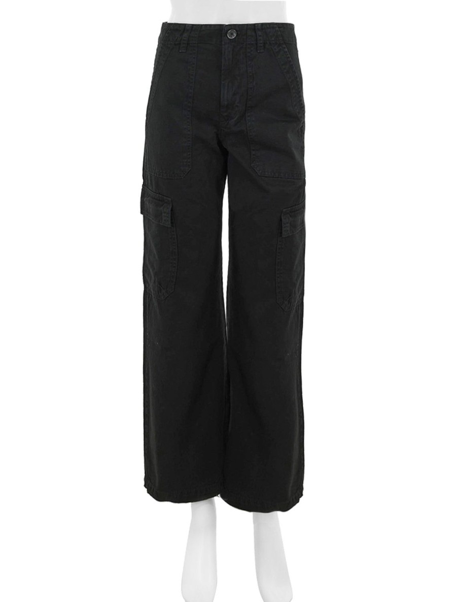 Wholesale Makayla Cargo Pant In Vintage Black Utility Pants + Khakis