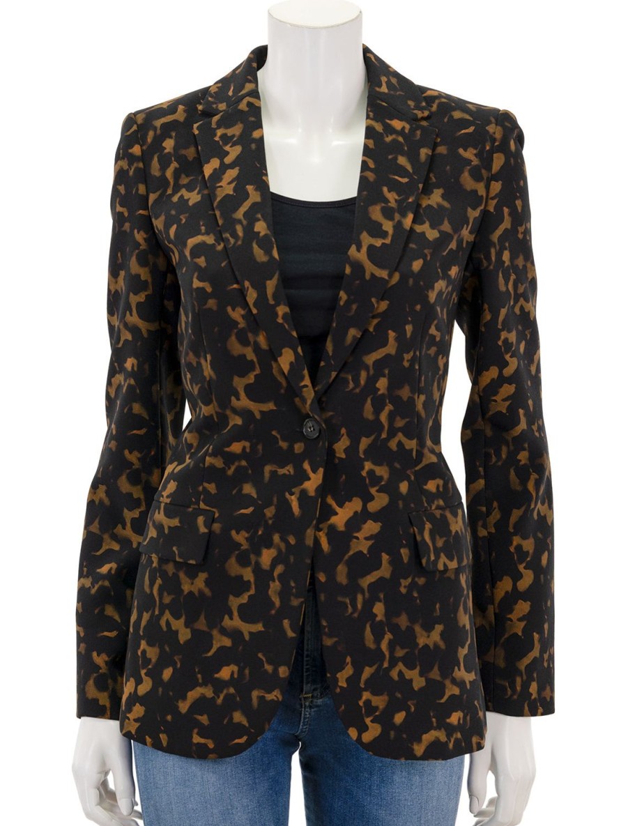 New Staple Blazer In Tortoise Shell Print Blazers