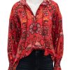 Best Aramis Top In Peacock Watermelon Blouses