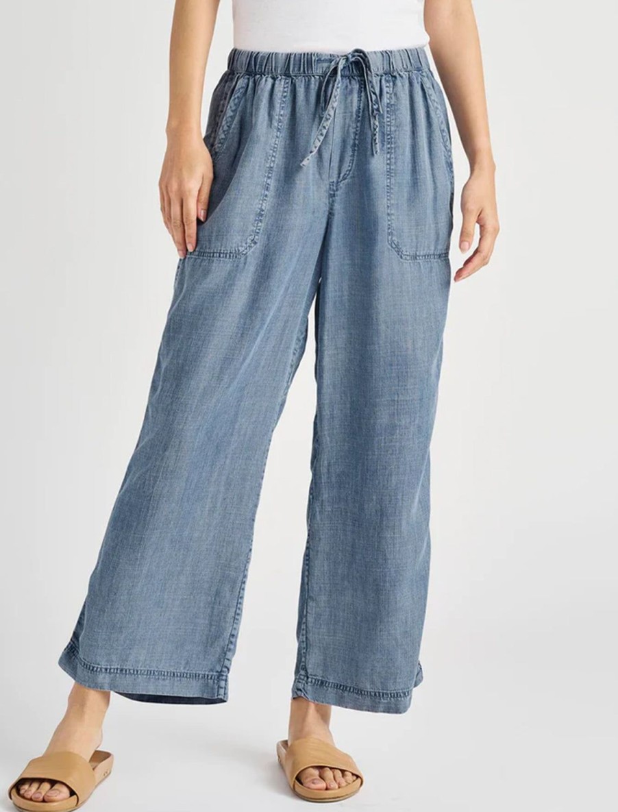 Online Angie Denim Pant In Indigo Pants