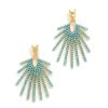 Wholesale Turquoise Sunburst Drops Drops