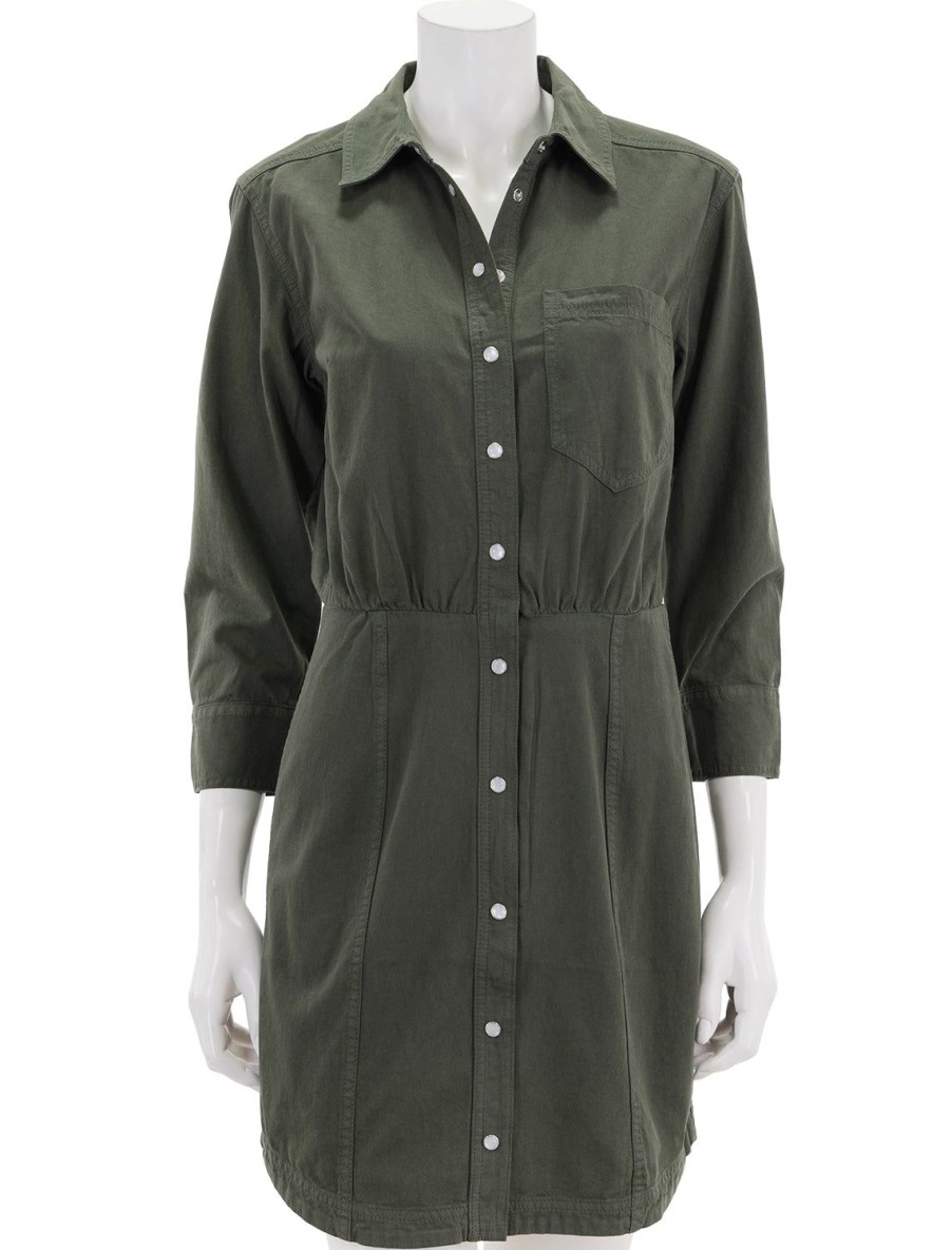 Best Keston Dress In Army Green Casual + Knit Dresses