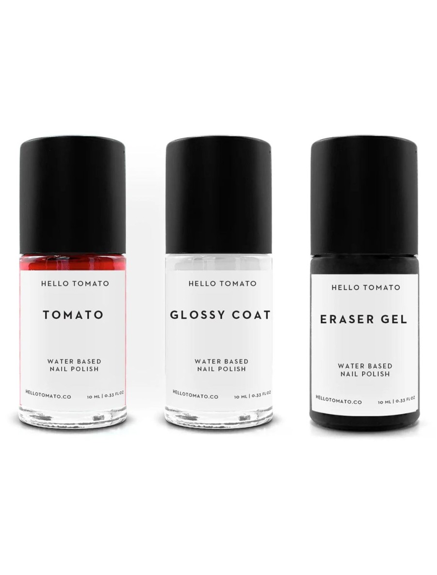 New Tomato, Eraser, Glossy Sample Kit Nail Polish