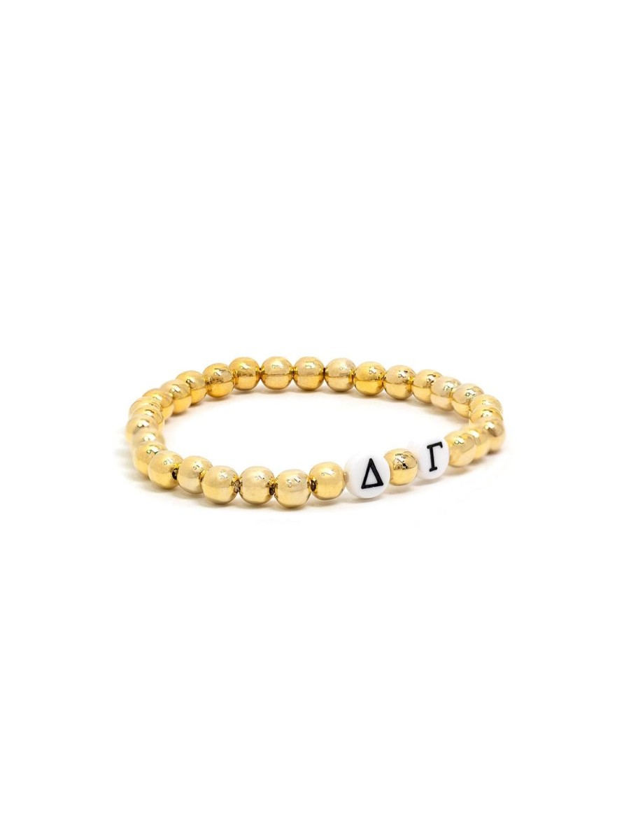 Online Delta Gamma Beaded Bracelet Statement