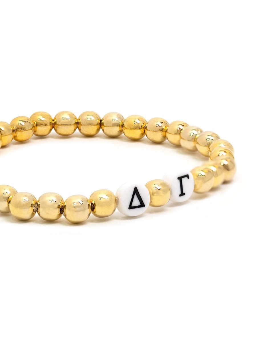 Online Delta Gamma Beaded Bracelet Statement