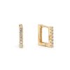 Best Rhinestone Mini Square Hoops Hoops