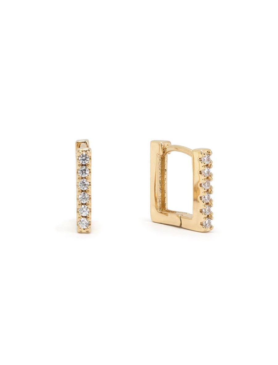 Best Rhinestone Mini Square Hoops Hoops