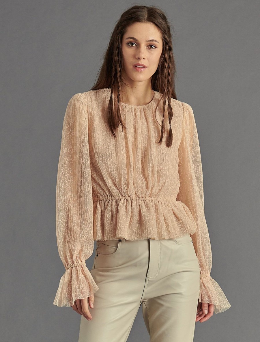 New Filippa Top In Cream Blouses