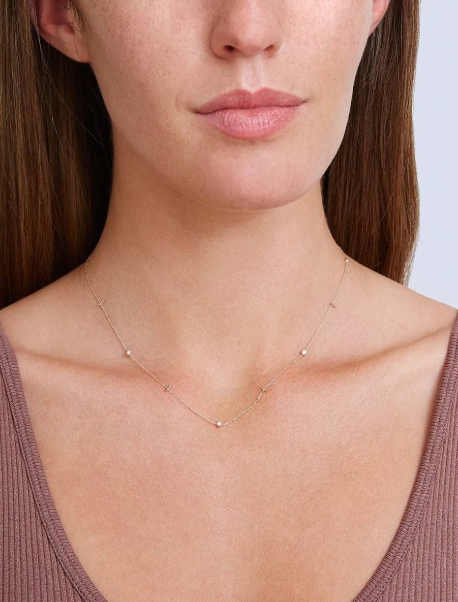 Best 14K Sticks Layering Necklace Delicate