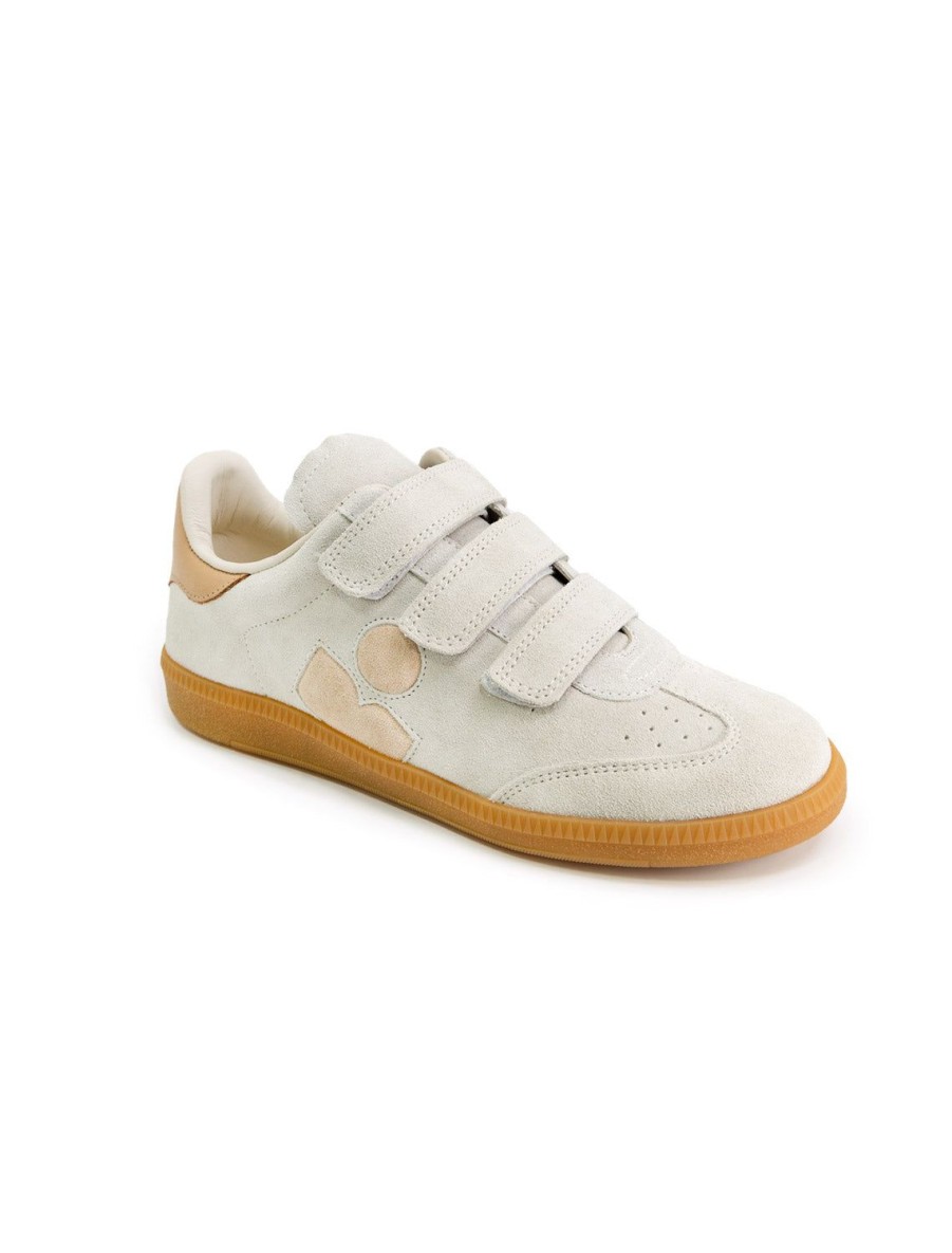 Clearance Beth Sneaker In Chalk And Beige Flats + Sneakers