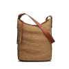 Clearance Belize Bucket Bag In Straw Crossbody