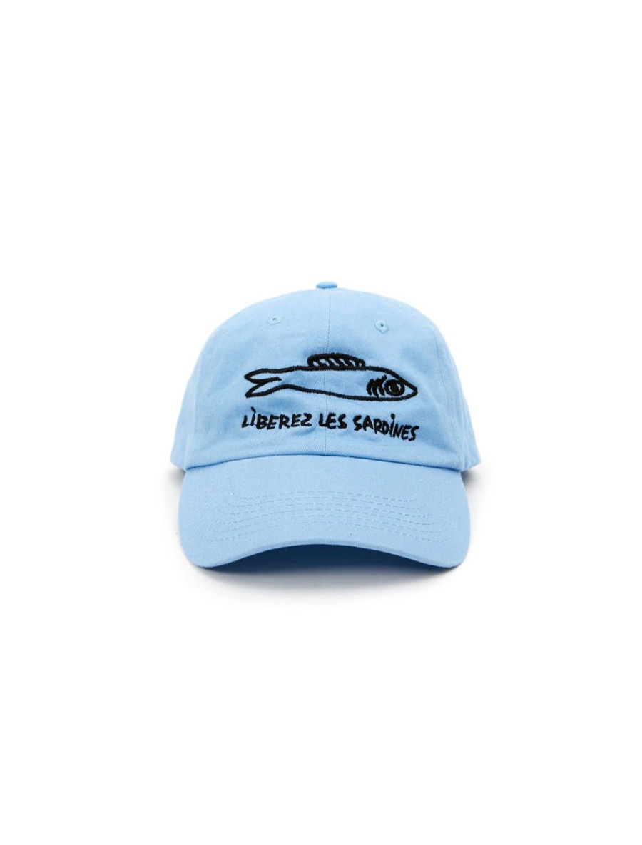 Clearance Liberez Les Sardines Sky Blue Baseball Hat Hats