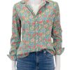 New Eileen In Pink, Green And Blue Floral Buttondowns + Shirts