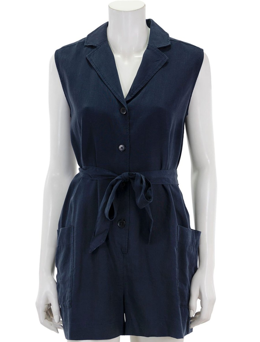 New Alessi Romper In Navy Jumpsuits + Rompers