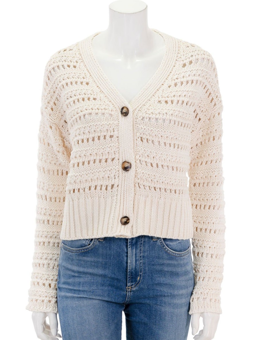 Hot Brynne Cardigan In Plage Blanche Cardigans