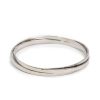 Best Medium Hammered Bangle Set In Silver Bangles