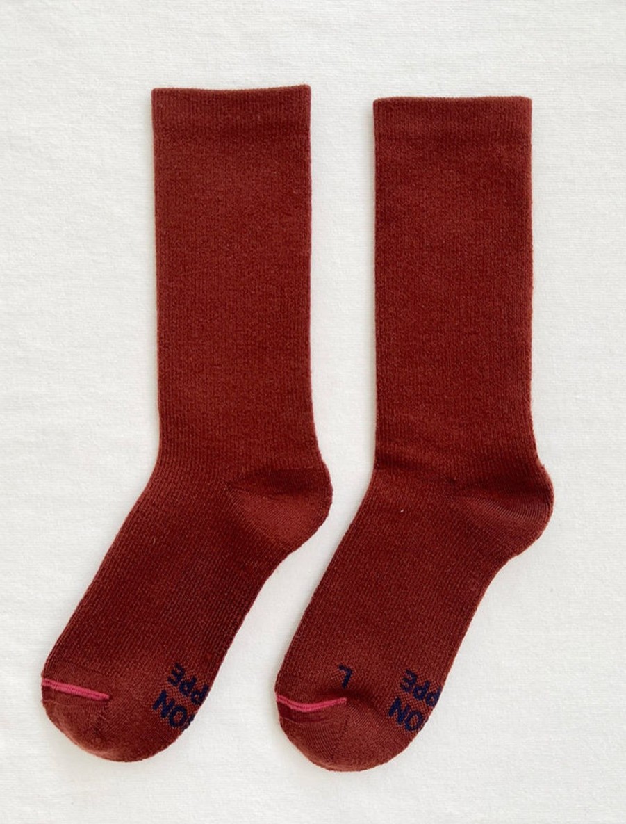 Online Camper Socks In Brick Socks