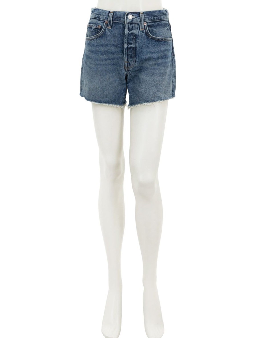 Best Parker Long Short In Ruin Jean Shorts