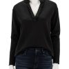 Clearance Patrick Popover Henley In Black Sweatshirts + Hoodies