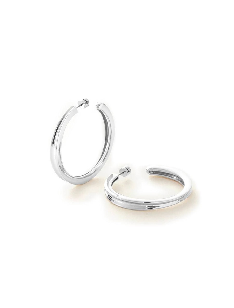 Best Slim Doune Hoops In Silver Hoops