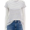 Best Swing Crew In Skipper Blue Stripe Tees