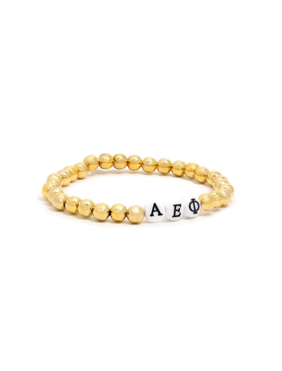 Clearance Alpha Epsilon Phi Beaded Bracelet Statement