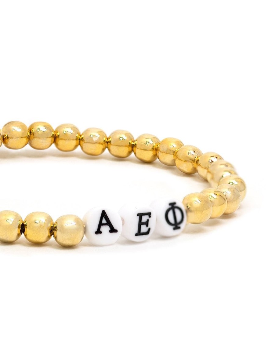 Clearance Alpha Epsilon Phi Beaded Bracelet Statement