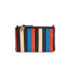 Wholesale Wallet Clutch With Tabs In Multi Stripe Nappa Crossbody