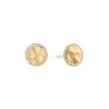 Online Hammered Studs In Gold Studs