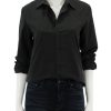 Clearance Raphael Classic Shirt In Black Blouses