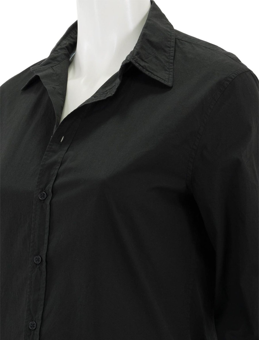 Clearance Raphael Classic Shirt In Black Blouses