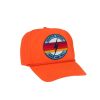 Wholesale Rock And Roll Vintage Nylon Trucker Hat In Neon Orange Hats