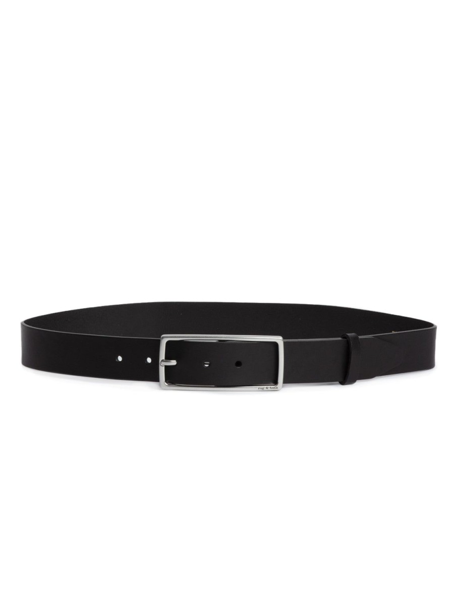 Online Rebound Belt In Black And Silver Belts