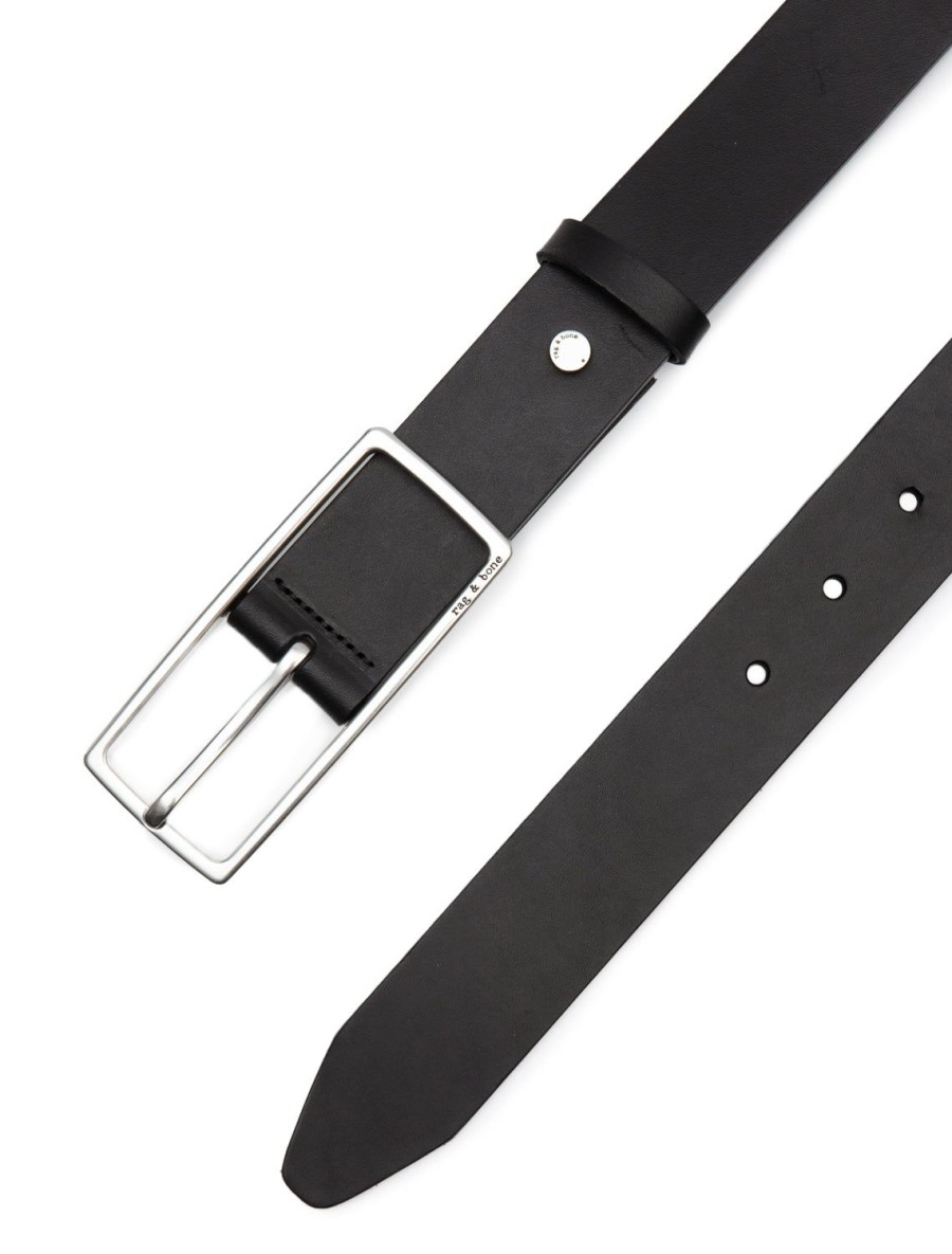 Online Rebound Belt In Black And Silver Belts