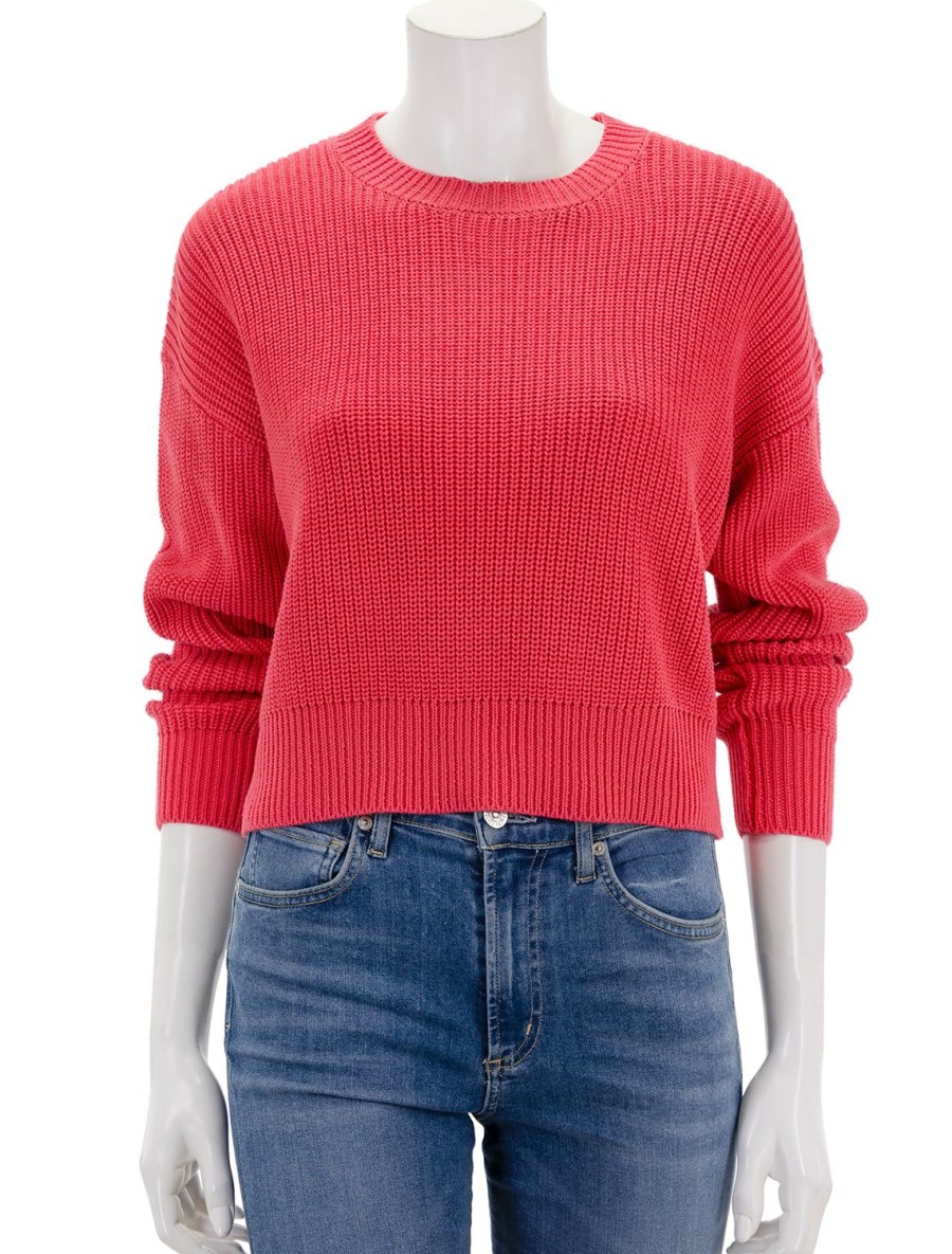 Clearance Siobhan Sweater In French Rose Pullover Sweaters