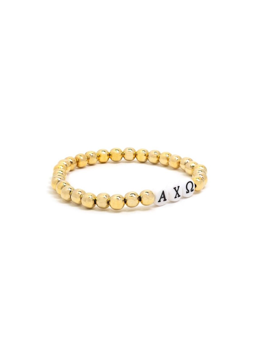 Best Alpha Chi Omega Beaded Bracelet Beaded + Wrap