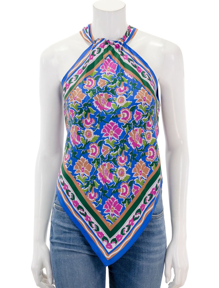 Hot Raphael Top In Sarong Floral Print Blouses