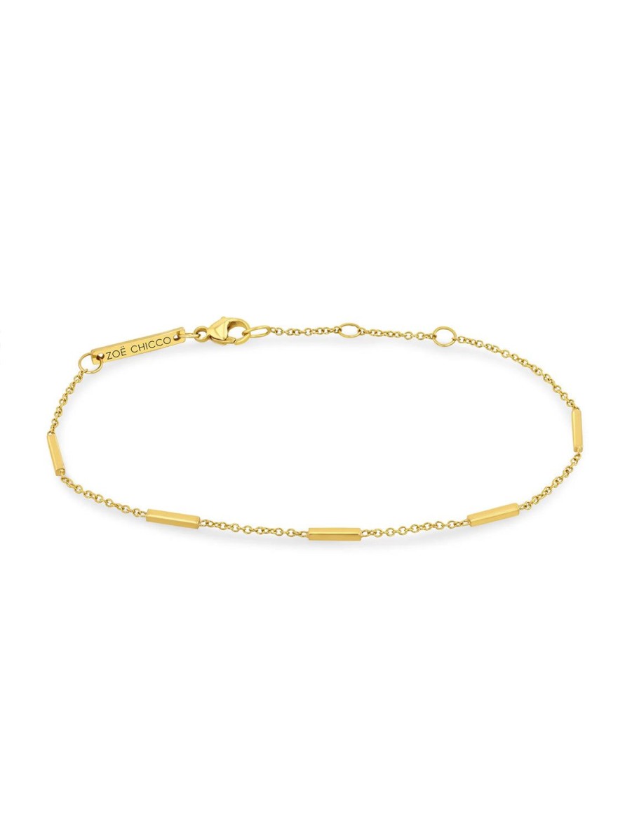 Hot Tiny Bars Bracelet | 6-6.5-7" Delicate