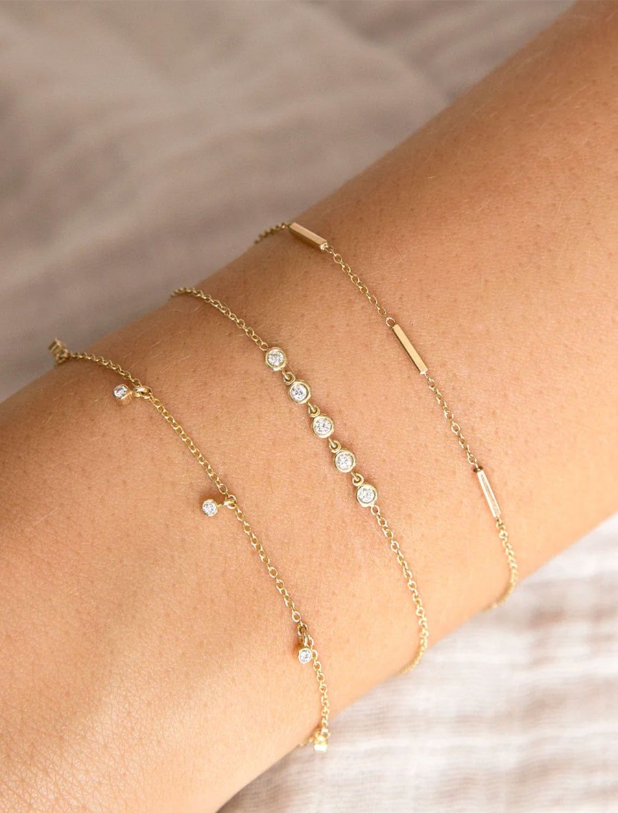 Hot Tiny Bars Bracelet | 6-6.5-7" Delicate