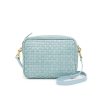 New Midi Sac In Sunbleached Sky Blue Woven Shoulder Bags