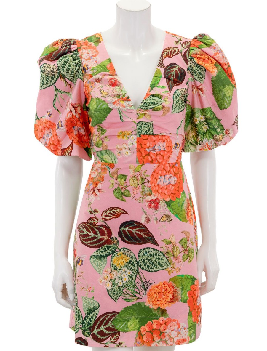 New Aliza Dress In Avery Floral Pink Day To Night Dresses