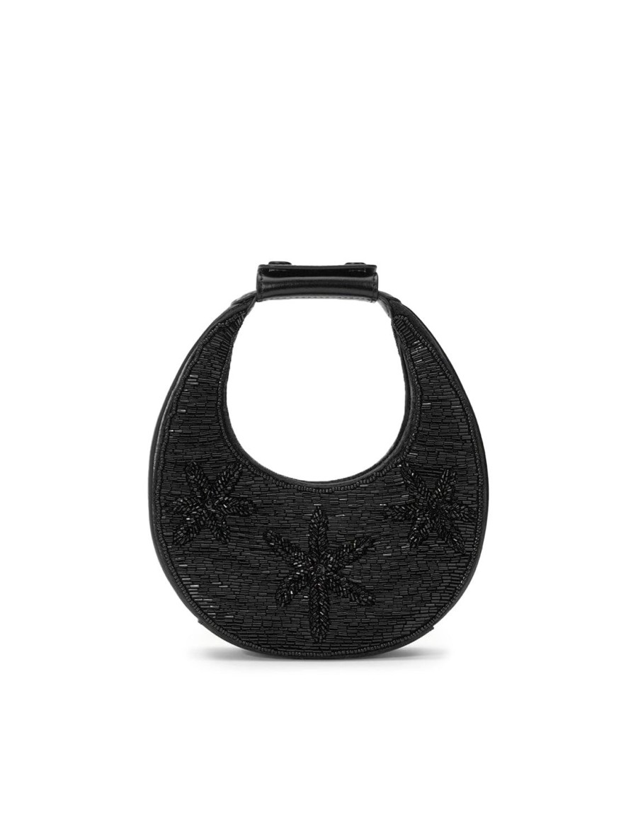 Wholesale Good Night Moon Bag In Black Starfish Crossbody