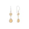 Online Classic Double Drop Earrings In Two-Tone Drops