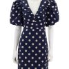 New Aliza Dress In Classic Navy Dot Occasion Dresses