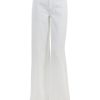 Clearance Coralie High Rise Wide Leg In White Wide Leg + Boyfriend