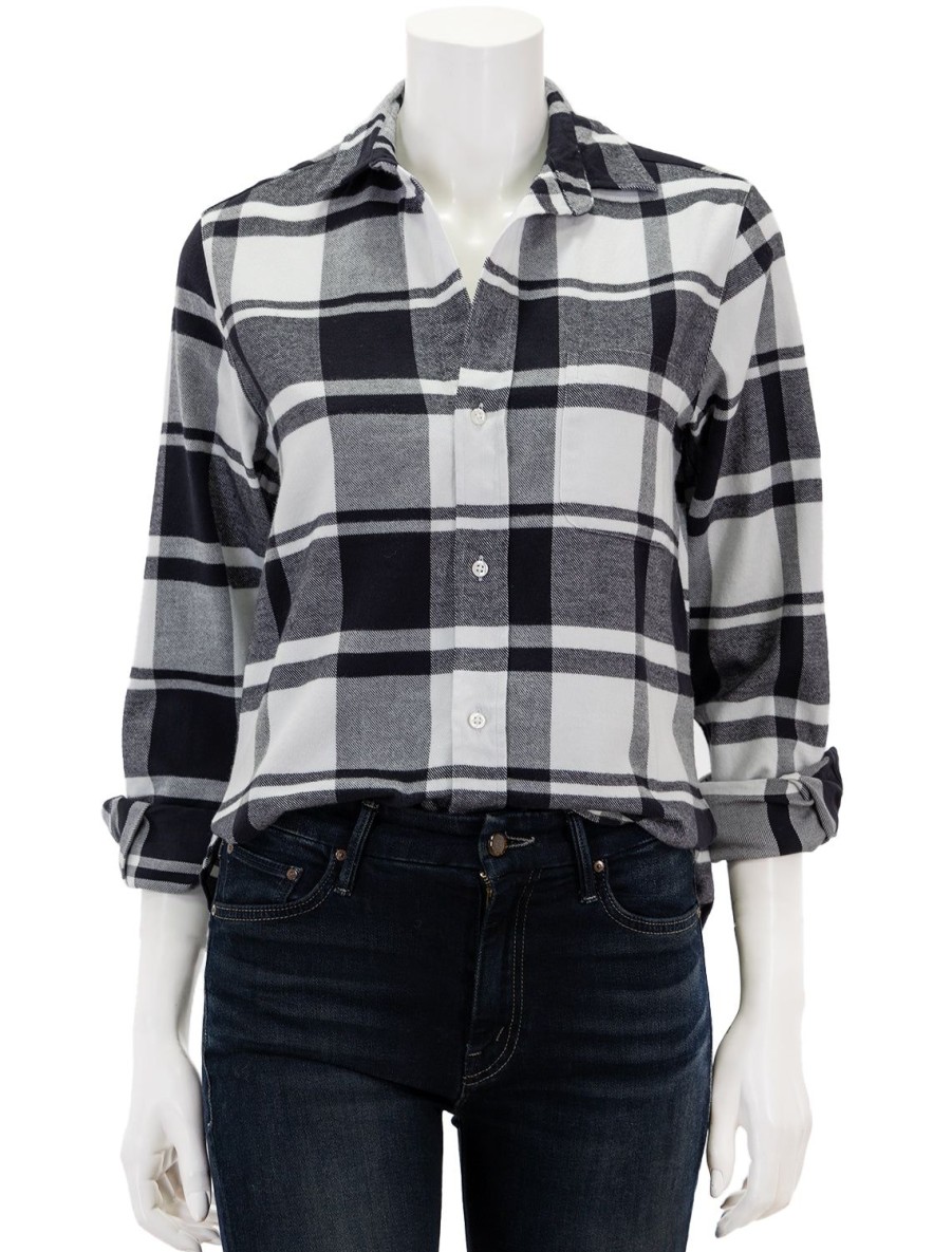 Online Silvio In Large Black And White Plaid Buttondowns + Shirts